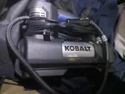 KOBALT CIGARETTE LIGHTER MINI TIRE INFLATER W/light
