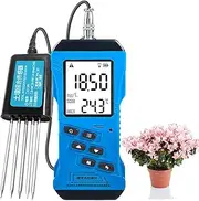 7-in-1 Soil Tester, Digital NPK Tester for Nitrogen, Phosphorus & Potassium with pH, Moisture, EC & Nutrient Analysis, High Accuracy Soil Fertility Meter for Gardening & Farming