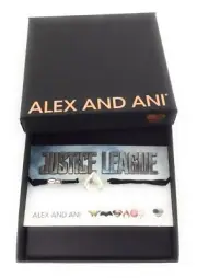 Alex and Ani AQUAMAN Kindred Cord Justice League Bracelet Sterling Silver NWTBC
