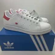 Adidas Originals Stan Smith Sneakers Shoes White Active Pink IE0460 Women 7.5
