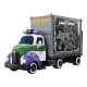 小禮堂 迪士尼 玩具總動員 巴斯光年 TOMICA小汽車收納車展示櫃 (綠紫貨車)