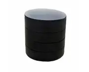 Small Jewelry Storage Box Earring Holder,Containers Display Tray，Necklace Bracelet Earrings Holder - Black
