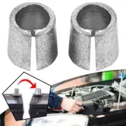2X Car Battery Terminal Converters/ Post Adaptors Sleeves Negative USN T7G2
