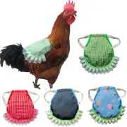 Pack of 5 3 2 Chicken Saddle with Elastic Straps Hens Apron Feather Protector