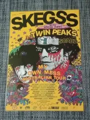 SKEGSS - 2018 AUSTRALIA TOUR - MY OWN MESS TOUR - LAMINATED TOUR POSTER - SKEGGS
