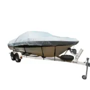 Carver Flex-Fit PRO Polyester Size 4 Boat Cover f/V-Hull Tri-Hull Boats I/O or