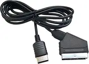Generic SCART Cable Audio Cable Compact RGB TV AV Lead Audio Video Adapter 1.8M Length Sturdy Video Connector 1080P/720P SCART Input RGB SCART Cable