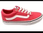 Vans Womens Ward Comfortable Sneakers Pink Canvas Honeysuckle Sz 7.5W New In Box