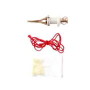 1 Set Portable Copper Bloodworm Clips Bait Lures Earthworm Clip Tackle Tool New