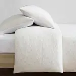 Calvin Klein Modern Ikat Yarn Dyed Cotton 3 Piece Comforter Set, Queen
