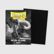 Dragon Shield Sleeves: Standard Non-Glare - Matte Black (100ct)