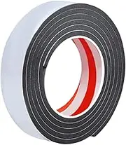 HOMSFOU Soundproofing Tape Weather Stripping for Doors and Self-Adhesive Foam Insulation Tape Anti Collision Strip