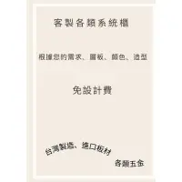 在飛比找蝦皮購物優惠-各類系統櫃訂製 床頭櫃 公仔櫃 展示櫃 衣櫃 鞋櫃 玄關櫃 