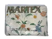 Vintage Martex Twin Fitted Sheet Rachel Pattern No-Iron Percale Floral New
