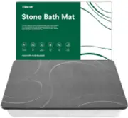 Stone Bath Mat, Diatomaceous Earth Bath Mat, Super Absorbent Quick Drying Stone