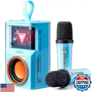 Karaoke Machine for Kids and Adults, Portable Bluetooth Mini Karaoke Speaker