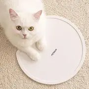 Stone Dry Mat for Pets, Absorbent Pet Feeding Mat for Food, Water Bowls Quick Drying Mat for Pet Cat Water Fountains Natural Diatomaceous Earth Non-Slip Dog Cat Accessories for Messy Drinkers