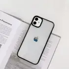 Shockproof Acrylic TPU Colorful Bumper Clear Phone iPhone 12 11 Pro XR X XS Case