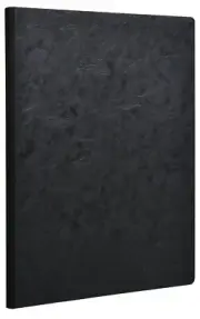 Age Bag Softcover Lined A4 Notebook - Black