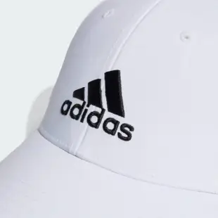 【adidas 愛迪達】帽子 棒球帽 運動帽 遮陽帽 BBALLCAP LT EMB 白 II3552(3275)