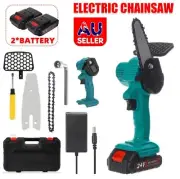 Mini Cordless Electric Chainsaw Battery Rechargeable Wood Cutter Saw Chain Saws