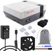 RETROFLAG Nespi 4 Case, Raspberry Pi 4 Case with SSD CASE,USB-C Power Supply,Hd