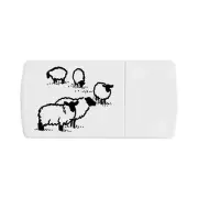 'Grazing Sheep' Pill Box with Tablet Splitter (PI00008418)