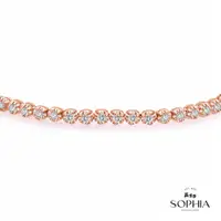 在飛比找PChome24h購物優惠-SOPHIA 蘇菲亞珠寶 - 星河 14K玫瑰金 鑽石手鍊