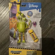 Disney Pixar Monsters at Work DUNCAN P. ANDERSON Posable 8" Action Figure NEW