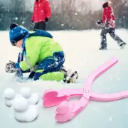 Plastic Duck Shape Snowball Maker Clip Kids Sand Snow Ball Mold Toy Random AU