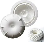 COMFEELING Silicone Cake Mousse Mold Hollow Baking Molds for Dessert Pastry Pudding Ice Cream