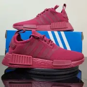 Adidas Originals NMD R1 Athletic Maroon Burgundy Red Shoes HP9662 Women's Sz 6.5