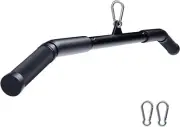 Lat Pull down Bar Cable Machine Attachment Curl Bar Tricep Press down Bar New