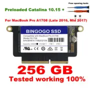 A1708 256GB SSD upgrade F 2016 2017 Apple MacBook Pro no-touchbar EMC 2978 3164