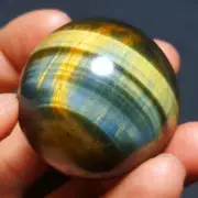 TOP 102.4G 42MM Natural Tiger eye Crystal Sphere Ball 2664+