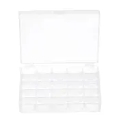 5pcs Bobbin Organizer Case 25 Slots Empty Spools Storage Box for Sewing Machine