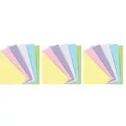 3x 60pc Filofax Paper Refill Organiser Sheet Planner Insert/Filler Pastel Dotted