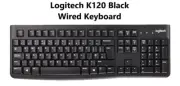 Logitech K120 USB Wired Keyboard Durable Plug & Play Compatible with PC, Laptop