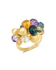 Marco Bicego 18K Yellow Gold Gemstone Cocktail Ring