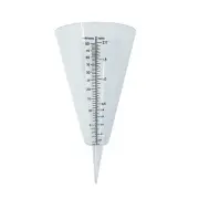 Rain Meter 50mm Max Measure Range Cone Rain Cup Garden Plug-in Rain Gauge