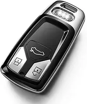 Tukeller for Audi Key Fob Cover, Special Soft TPU Key Case