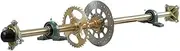 Rear Axle Kit Assembly Shaft Hub 530 Sprocket Brake Rotor For Buggy Quad Bike 50cc 110cc 150cc 200cc ATV Go Kart 44" Inch
