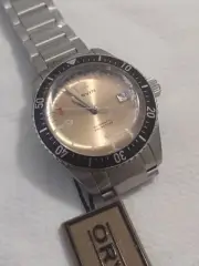Orvin Automatic 200m Field Diver Men's Date Watch Brand New In Box!