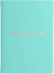 Letts Of London Dazzle A6 Address Book, Turquoise