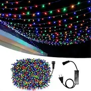 50M 100M Outdoor Waterproof Light String Festival Party Decorative Light 8-mode Iron Shell Waterproof Power Supply Garden Garden Garden Lighting Lamp 24V Low V