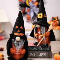 在飛比找蝦皮購物優惠-Halloween Faceless Gnome Doll 