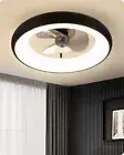 Low Profile Ceiling Fan with Lights and Remote - Dimmable LED, Adjustable Color