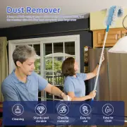 Microfiber Duster with Extension Pole Multifunctional Feather Duster qrQnH