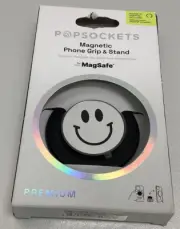 PopSockets Magnetic Phone Grip - Happy Reflex Black