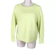 NWT Philosophy Womens Sz M Citrine Yellow Long Sleeve Stretchy Knit Top MSRP $68